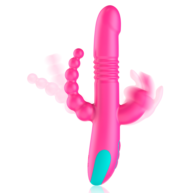 Vibratore Rabbit Triplo Happy Loky Donald — Wireless WatchMe