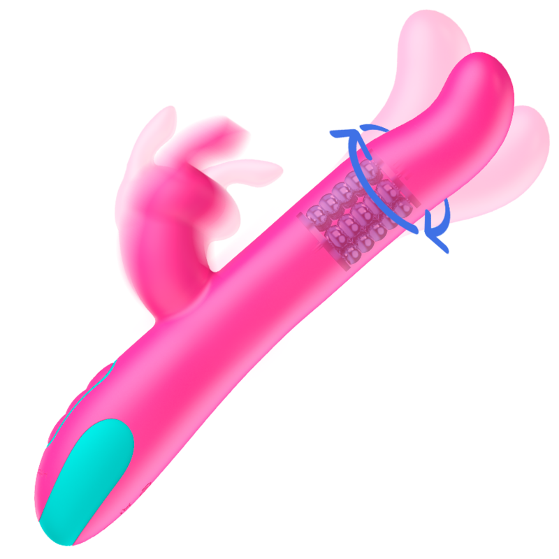 Vibratore Rabbit Rotante Happy Loky Pluto — Wireless WatchMe