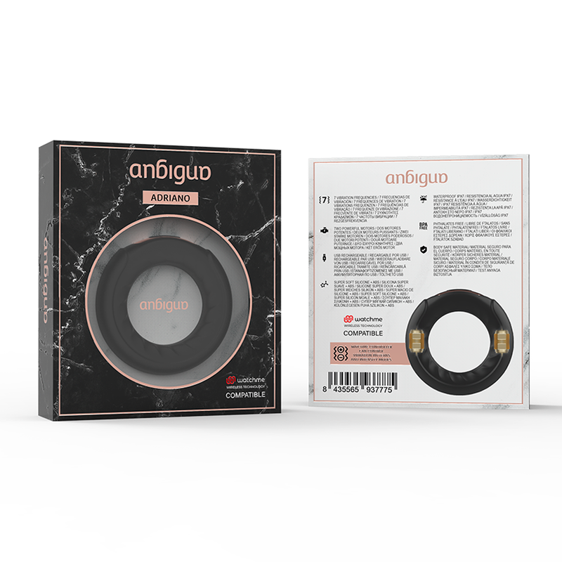 Anello Fallico Vibrante Wireless Anbiguo Adriano — WatchMe