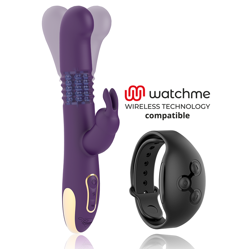 Vibratore Rabbit Rotante Treasure Bastian — Wireless Watchme