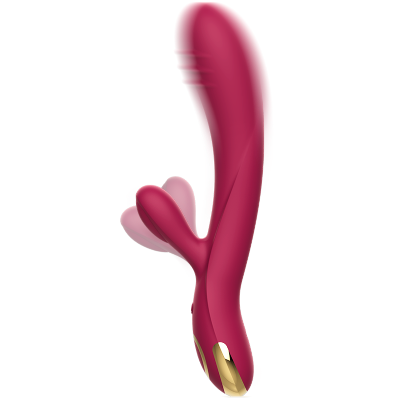 Vibratore Rabbit Cici Beauty — Silicone, Doppio Motore