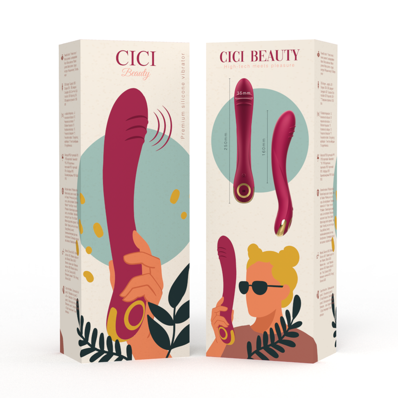 Vibratore Punto G in Silicone Cici Beauty — Motore Potente