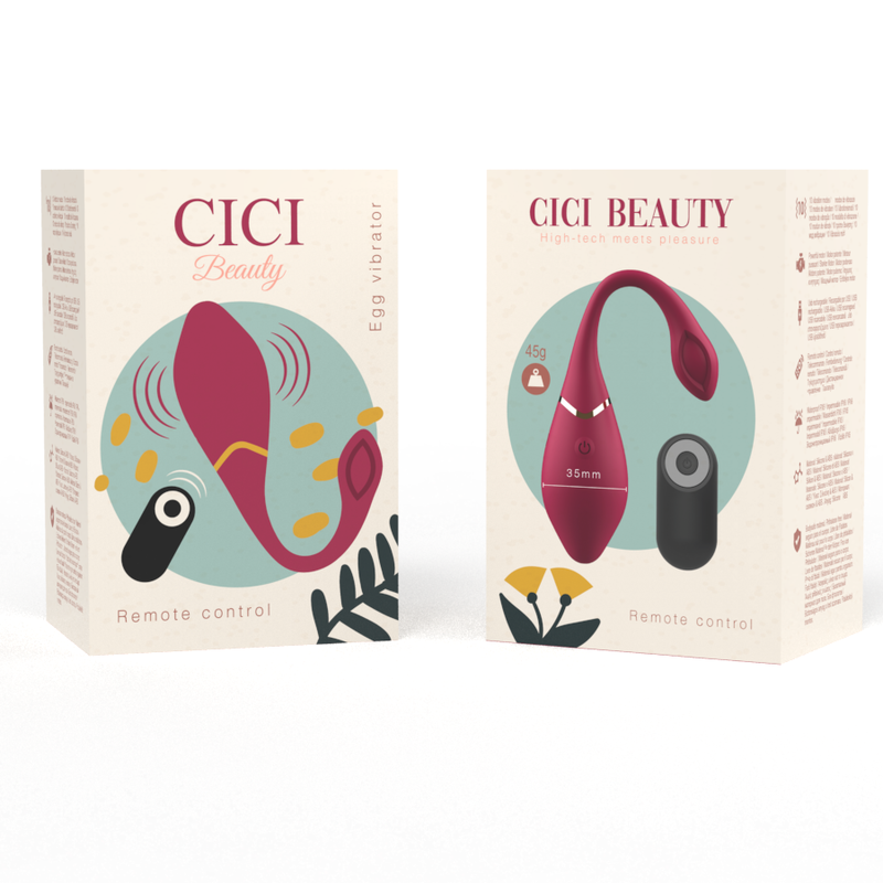 Uovo Vibrante con Telecomando Cici Beauty Egg — Punto G