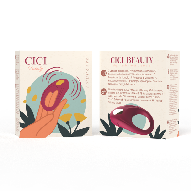 Anello Fallico Vibrante in Silicone Cici Beauty Ring