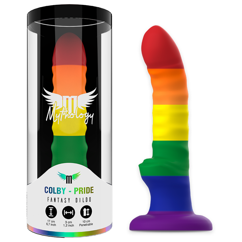 Dildo Fantasy Mythology Colby Pride — Silicone, 17 cm