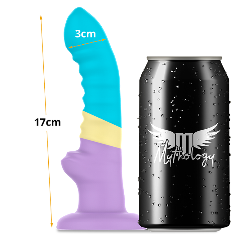 Dildo Fantasy Mythology Colby — Silicone Pastello, 17 cm