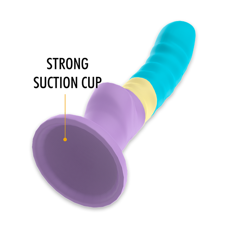 Dildo Fantasy Mythology Colby — Silicone Pastello, 17 cm