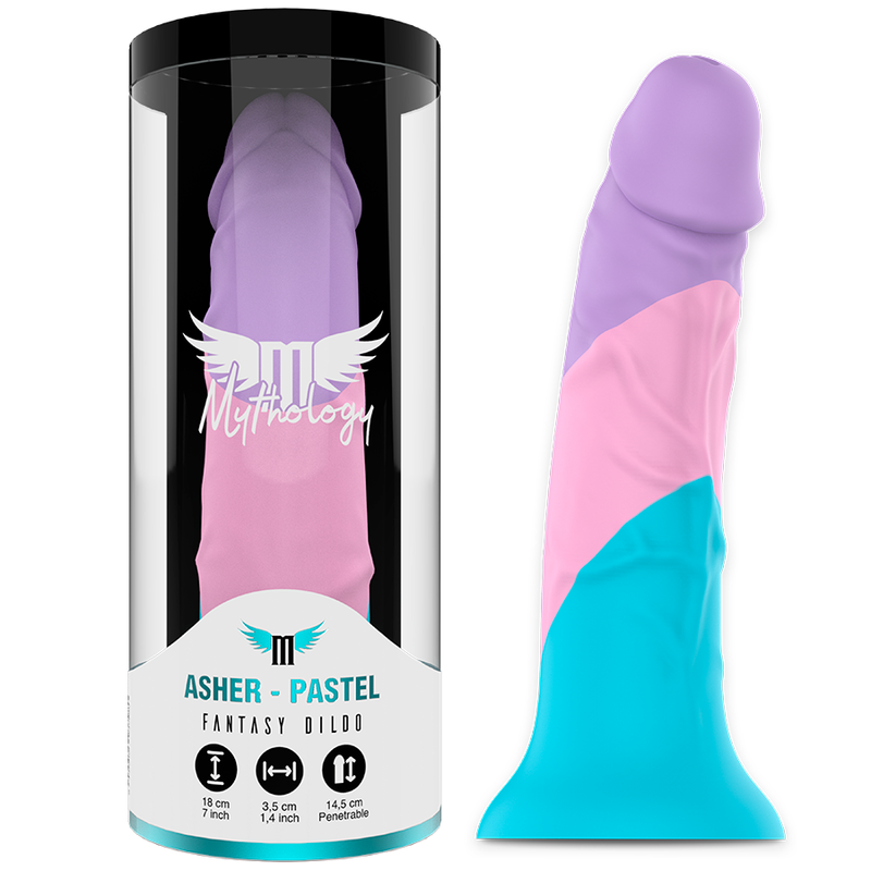 Dildo Fantasy Mythology Asher — Silicone, Taglia M 18 cm