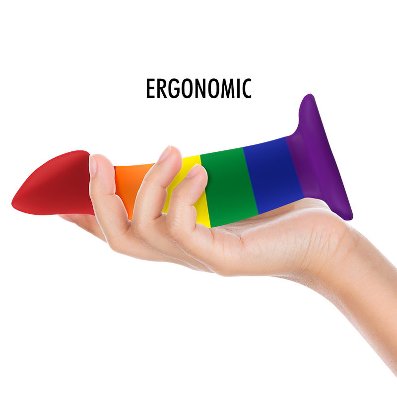 Dildo Fantasy Mythology Garrick Pride — Taglia M, 16,5 cm