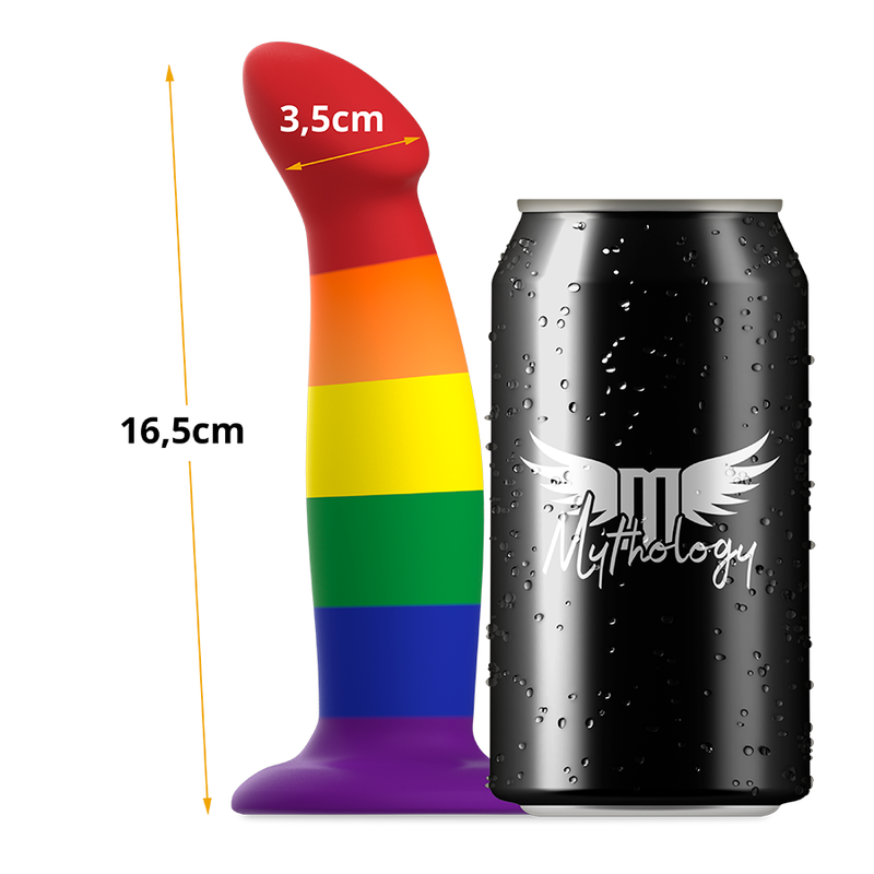 Dildo Fantasy Mythology Garrick Pride — Taglia M, 16,5 cm