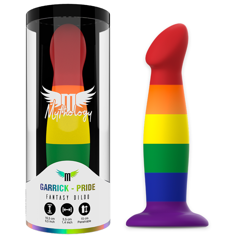 Dildo Fantasy Mythology Garrick Pride — Taglia M, 16,5 cm