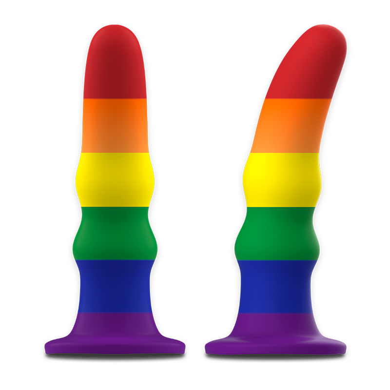 Dildo Fantasy Mythology Kuno Pride — 13 cm, Silicone Flessibile
