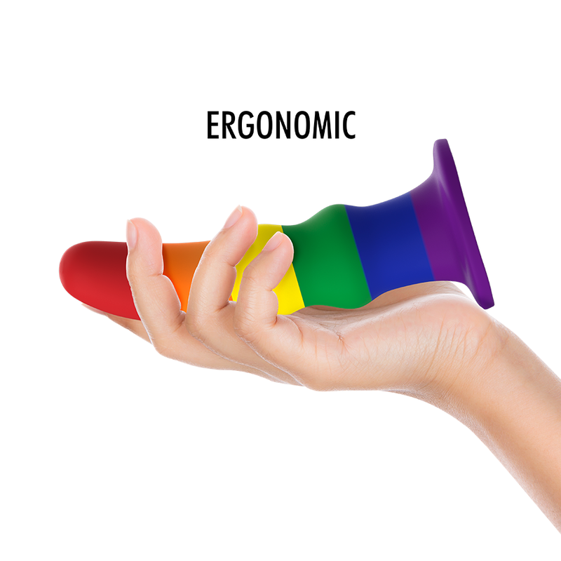 Dildo Fantasy Mythology Kuno Pride — 13 cm, Silicone Flessibile