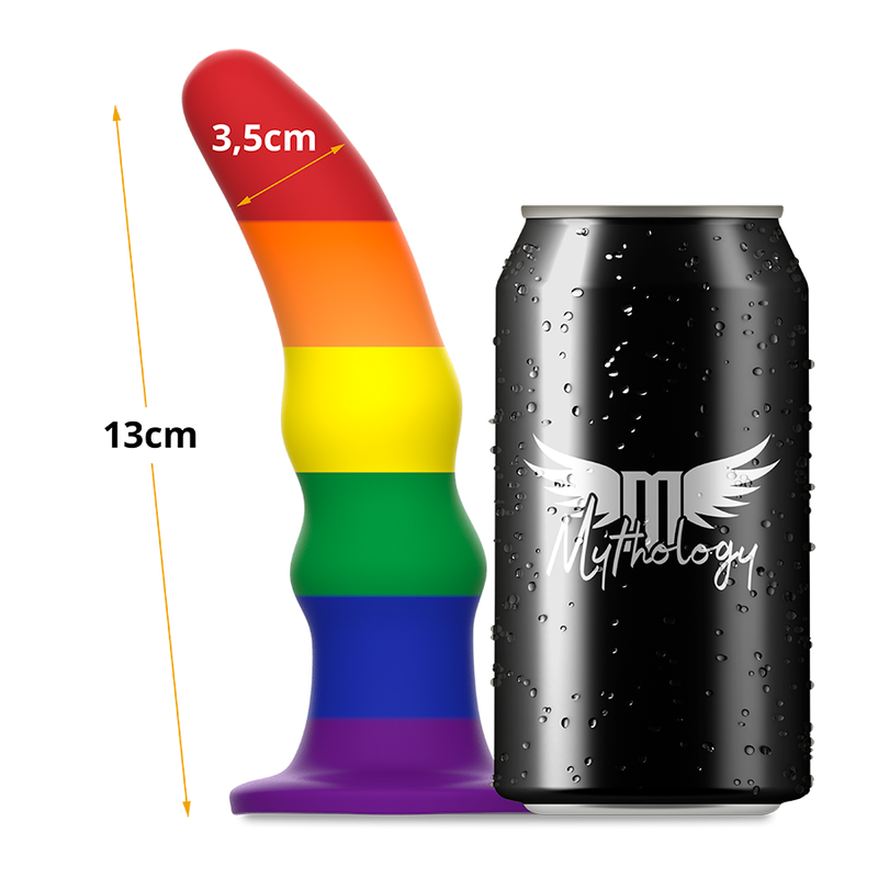 Dildo Fantasy Mythology Kuno Pride — 13 cm, Silicone Flessibile
