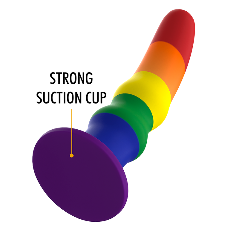 Dildo Fantasy Mythology Kuno Pride — 13 cm, Silicone Flessibile