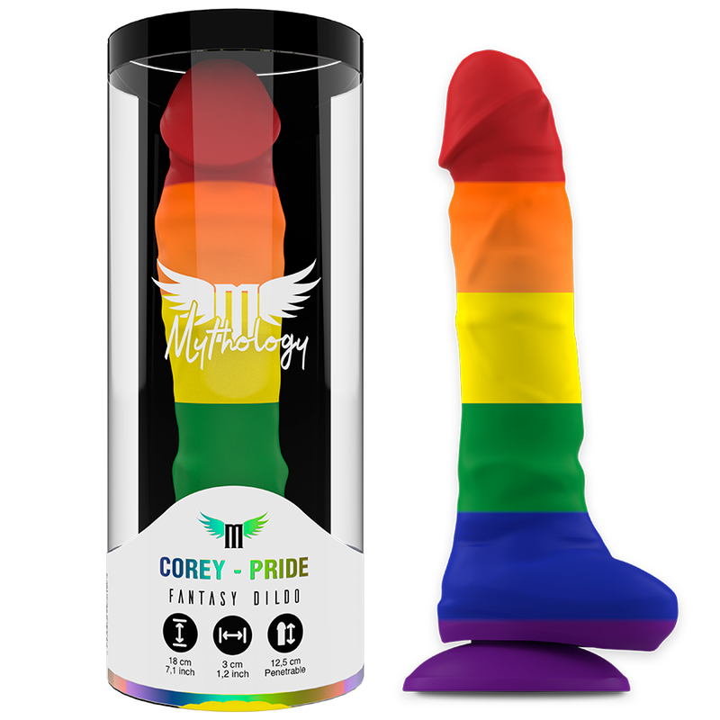 Dildo Fantasy Mythology Corey Pride — Taglia M, 18 cm