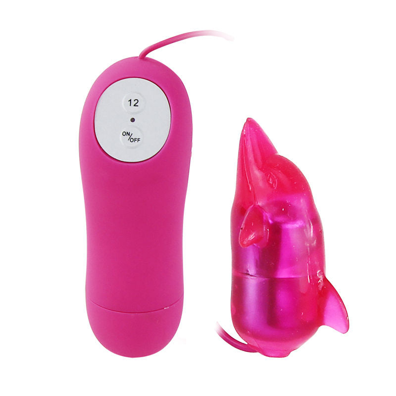 Vibratore Clitoride a Forma di Delfino Baile — 12 Modalità