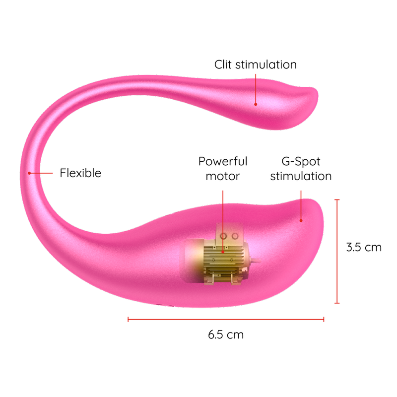Uovo Vibrante Punto G Oninder Nairobi — App, Rosa