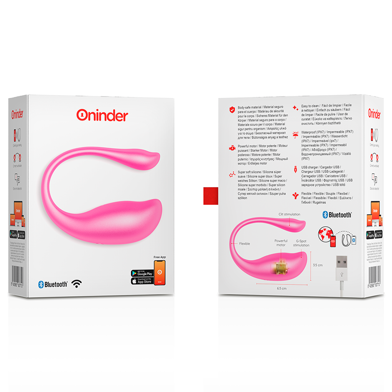 Uovo Vibrante Punto G Oninder Nairobi — App, Rosa