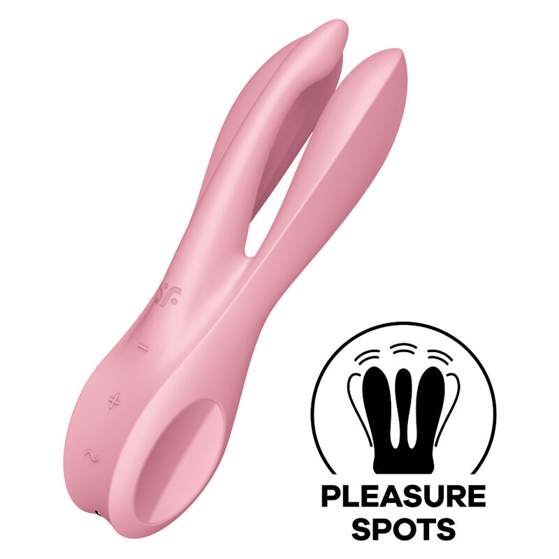 Vibratore Clitoride Satisfyer Threesome 1 — 3 Motori, 12 Modalità