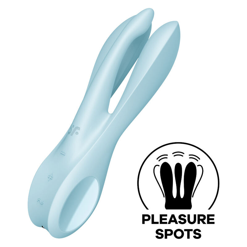 Vibratore Clitoride Satisfyer Threesome 1 — 3 Motori, 12 Modalità
