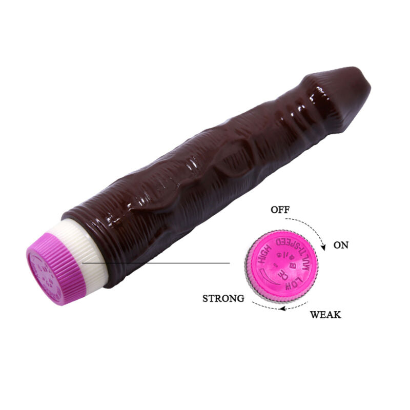 Dildo Realistico Vibrante Baile — Multivelocità, 23 cm
