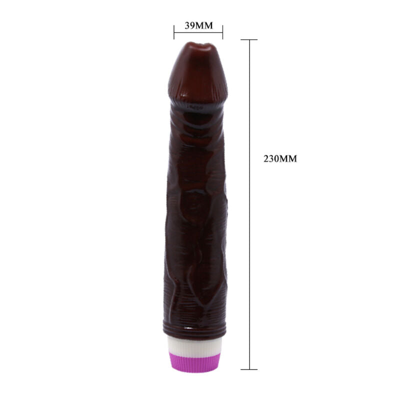Dildo Realistico Vibrante Baile — Multivelocità, 23 cm