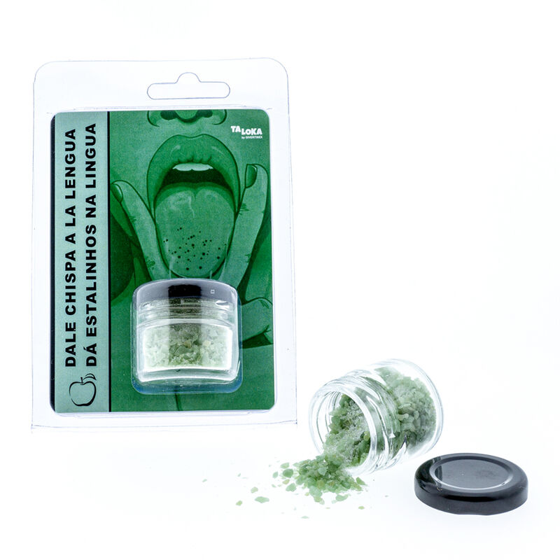Caramelle Frizzanti Erotiche Taloka Baci Magici — Mela Verde 30 g