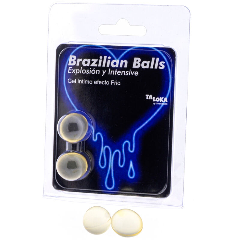 Gel Stimolante Effetto Freddo Taloka Sfere Brasiliane — 2 Unità