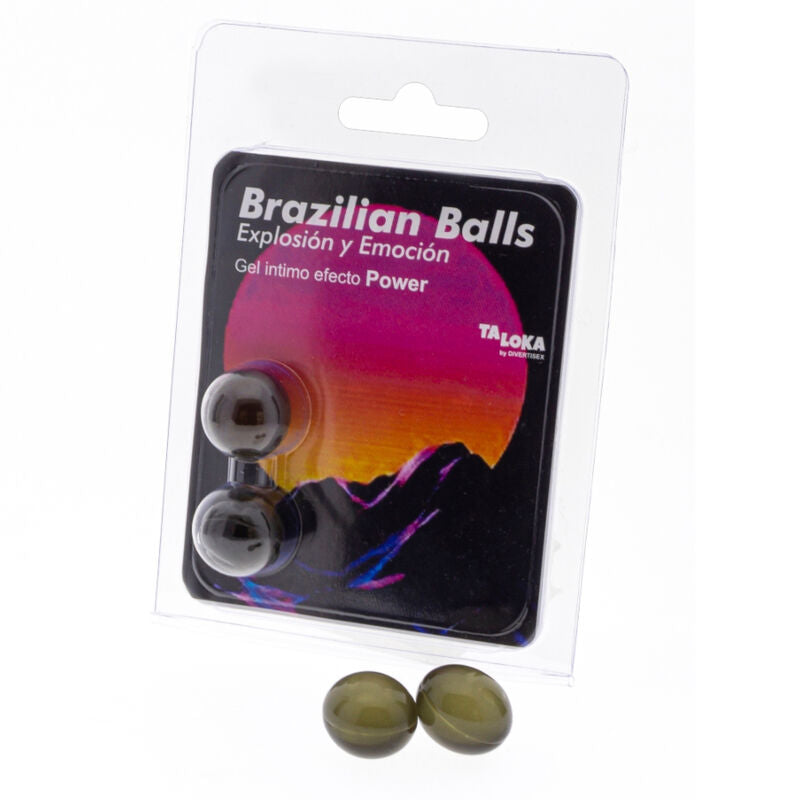 Gel Eccitante Sfere Brasiliane Taloka Power — 2 Unità