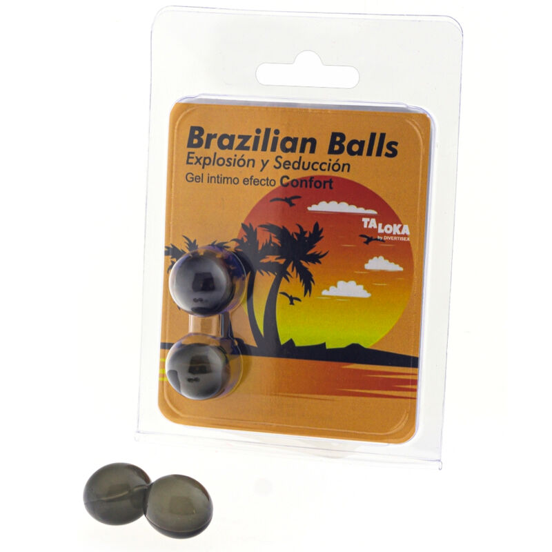 Gel Stimolante in Sfere Taloka Brazilian Balls — 2 Unità