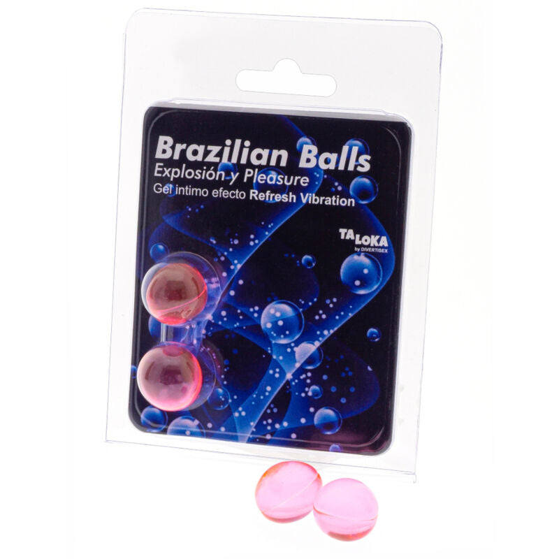 Gel Stimolante Vibrante Taloka Sfere Brasiliane — Effetto Freddo