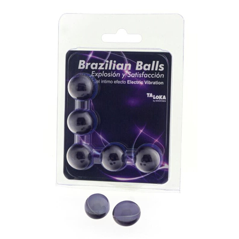 Gel Stimolante Vibrante Taloka Sfere Brasiliane — 5 unità