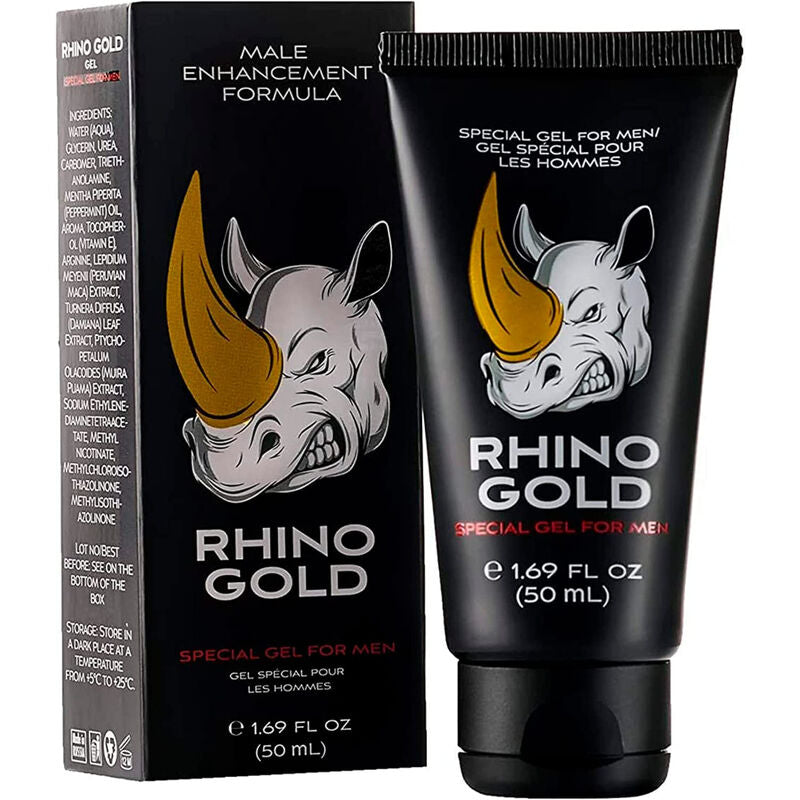 Gel Stimolante Maschile Rhino Gold — Potenziamento, 50 ml
