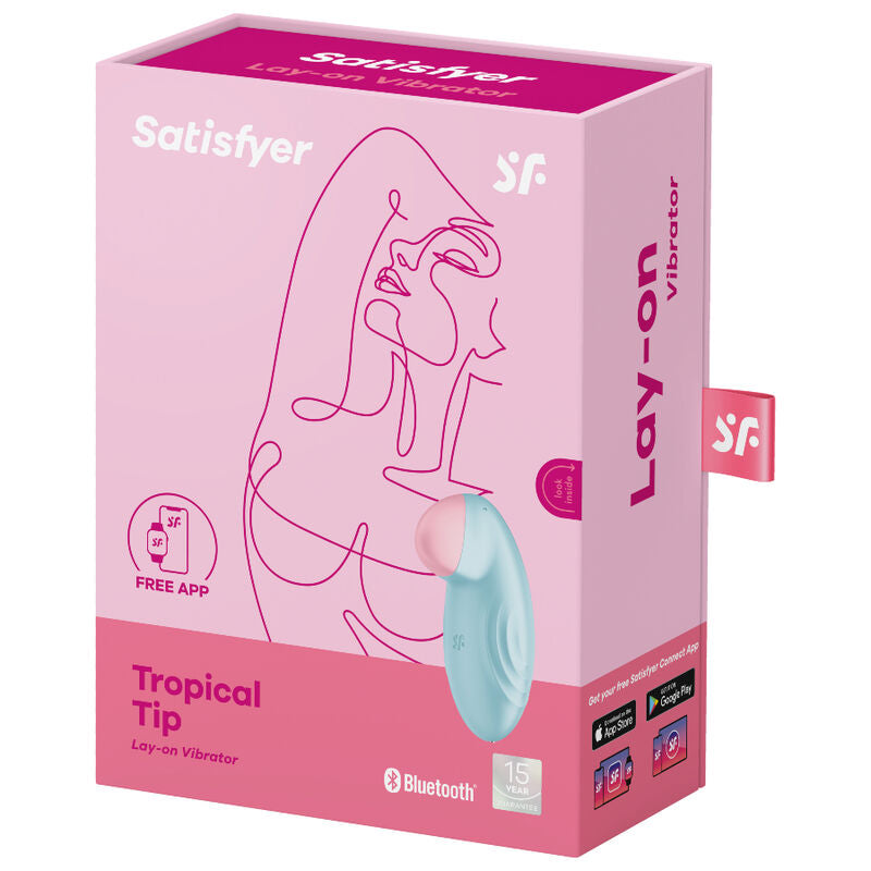 Vibratore da Posa Satisfyer Tropical Tip Blu