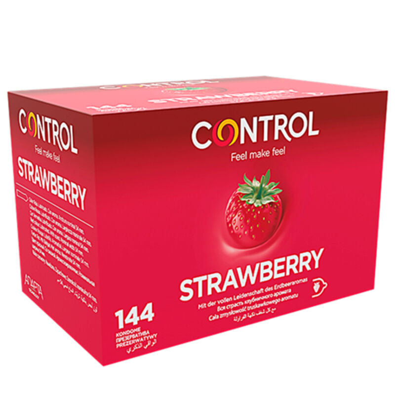 Preservativi alla Fragola Control Adapta — 144 Unità