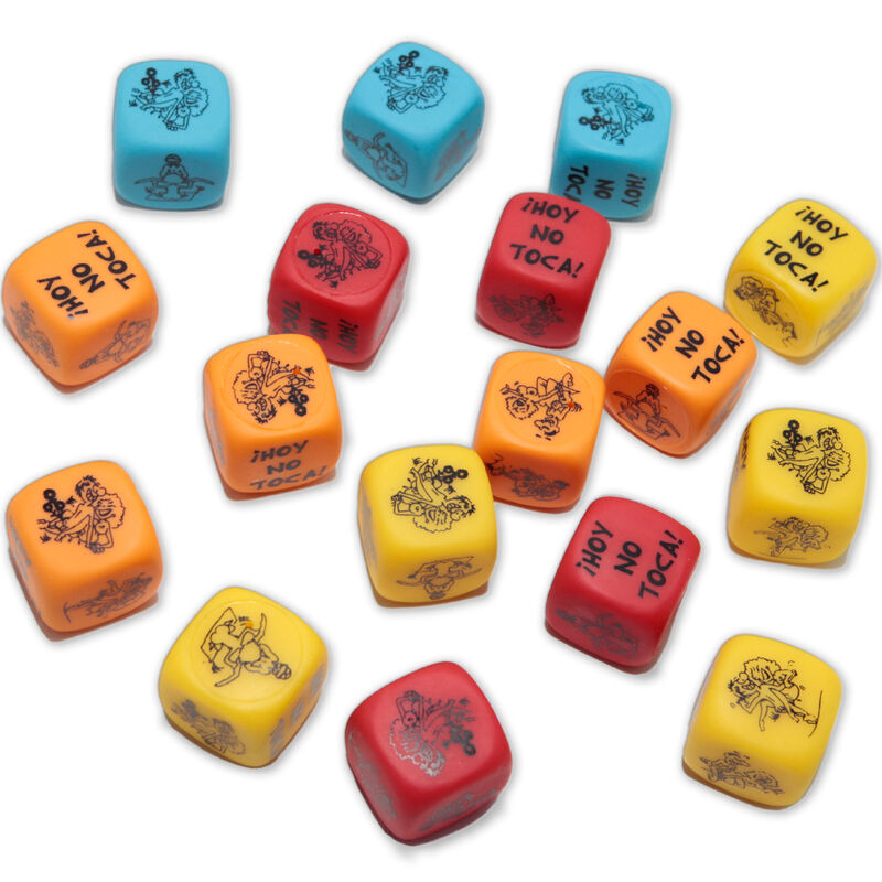 Gioco di Dadi Sessuali Diablo Picante — 4 Dadi Fluorescenti
