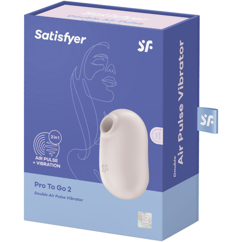 Succhia Clitoride Satisfyer Pro To Go 2 — Doppia Stimolazione
