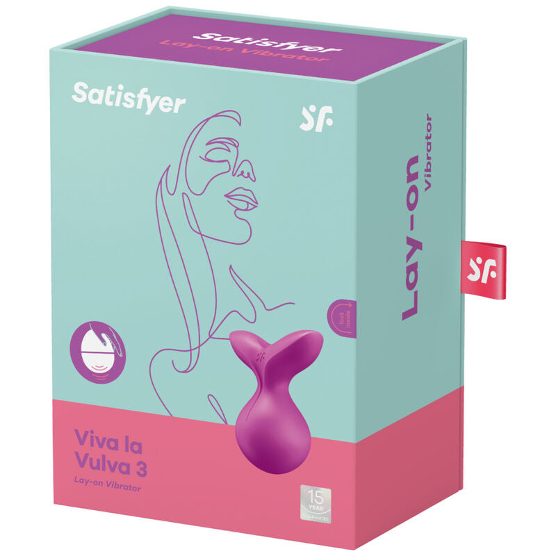 Stimolatore Vulvare Vibrante Satisfyer Viva la Vulva 3 — Viola