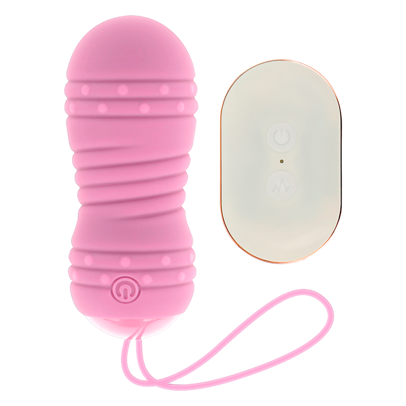 Uovo Vibrante Telecomandato Ohmama — 7 Modalità, Silicone Rosa