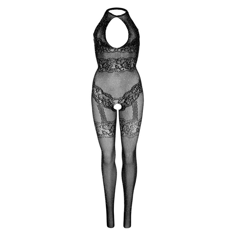 Body a Rete con Pizzo e Strass Leg Avenue — Taglia Unica