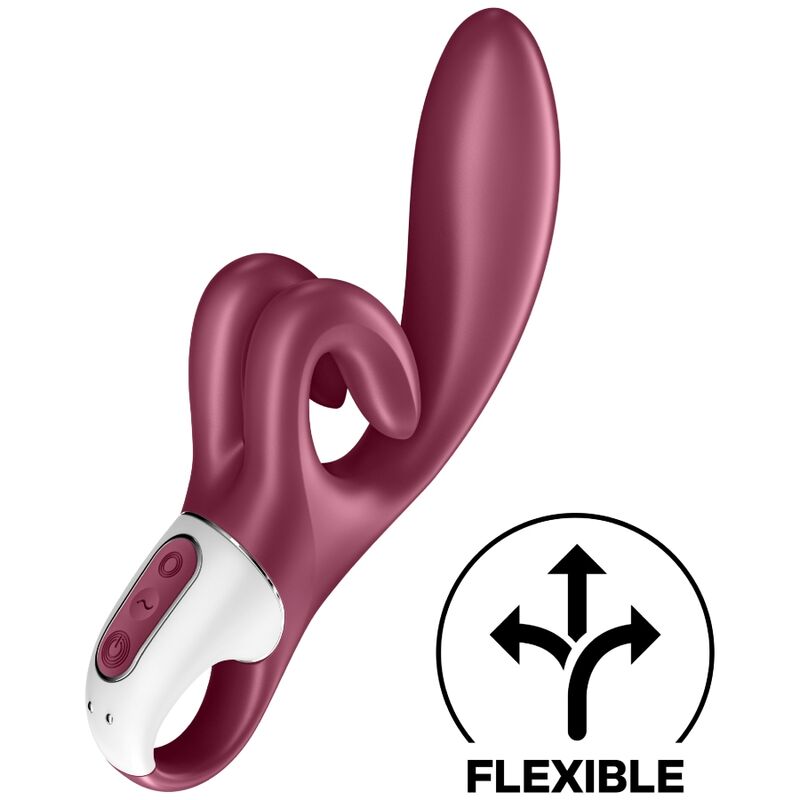 Vibratore Rabbit Punto G e Clitoride Satisfyer Touch Me — Rosso