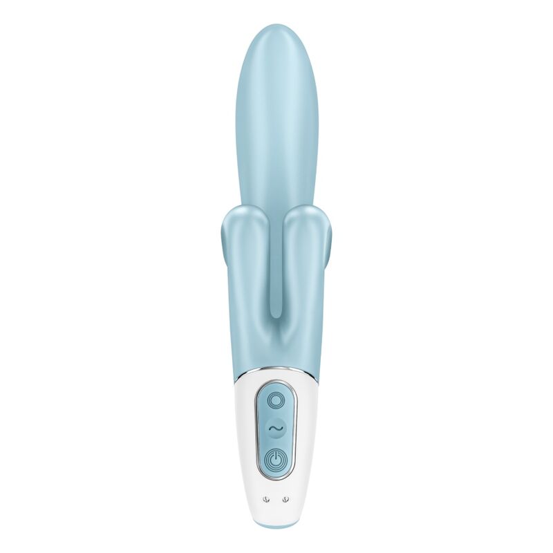 Vibratore Rabbit Punto G e Clitoride Satisfyer Touch Me — Blu