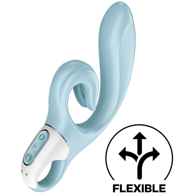 Vibratore Rabbit Punto G Satisfyer Love Me — Blu