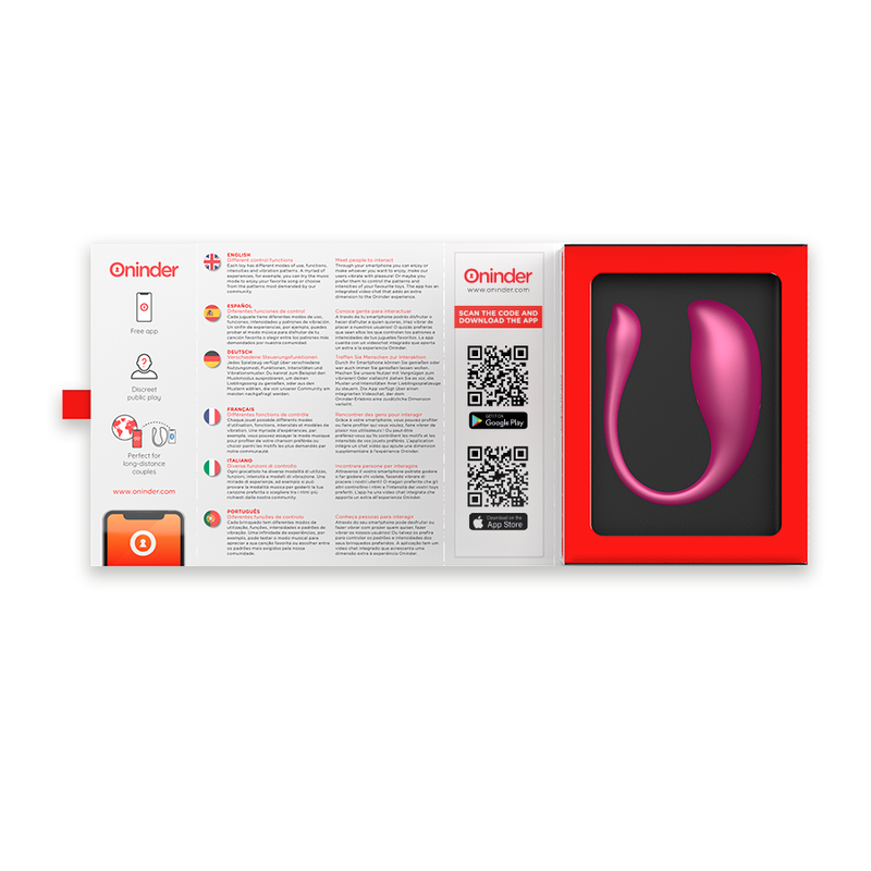 Uovo Vibrante Punto G Oninder Nairobi — App, Rosa