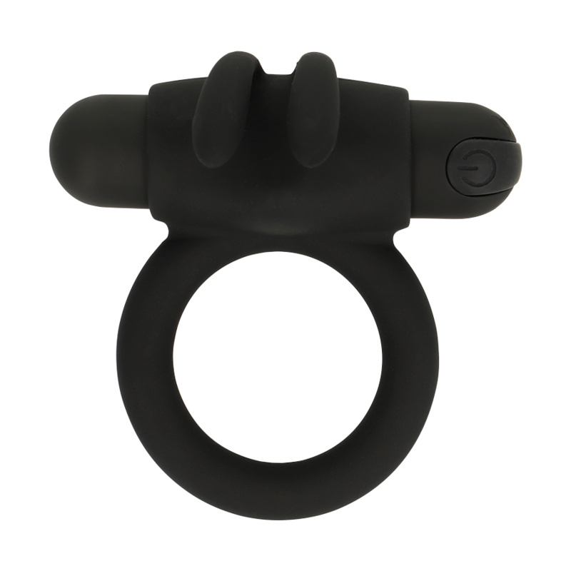 Anello Fallico Vibrante Black&Silver Agron 2.0 — Elastico