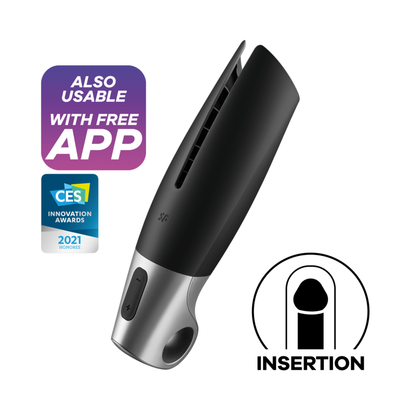 Masturbatore Maschile App Satisfyer Power — Silicone