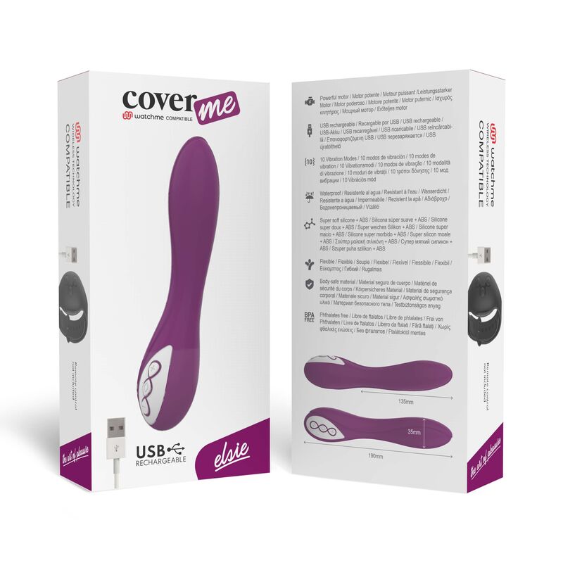 Vibratore Wireless Coverme Elsie — Silicone Medicale
