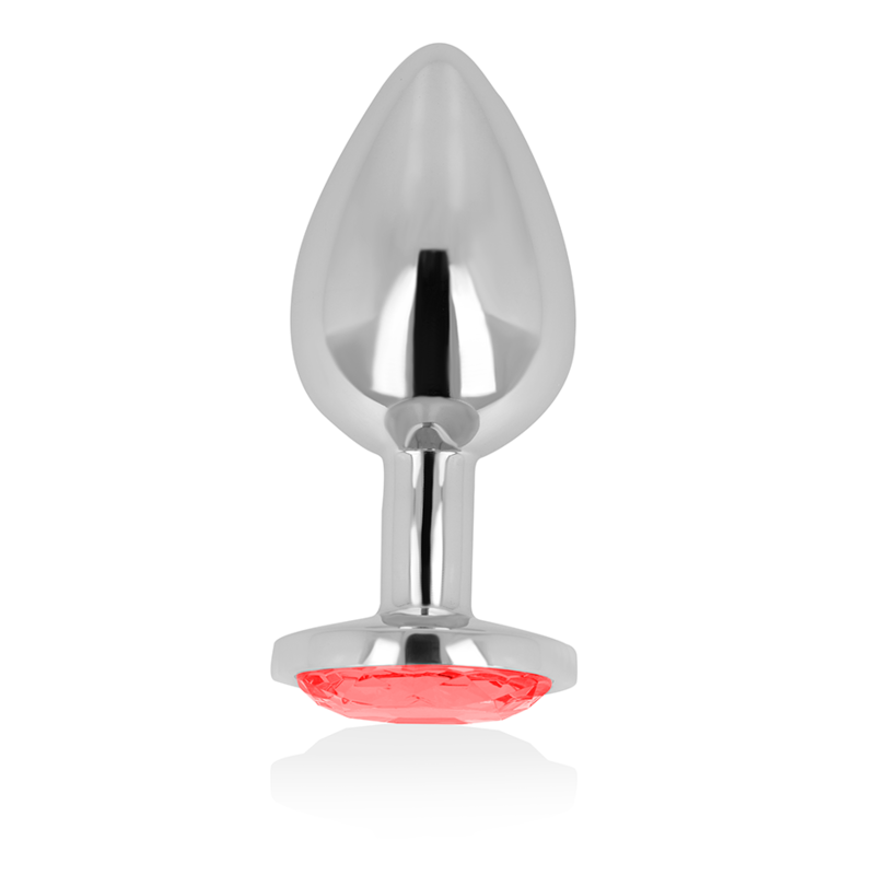Plug Anale OHMAMA Cristallo Rosso — 8 cm