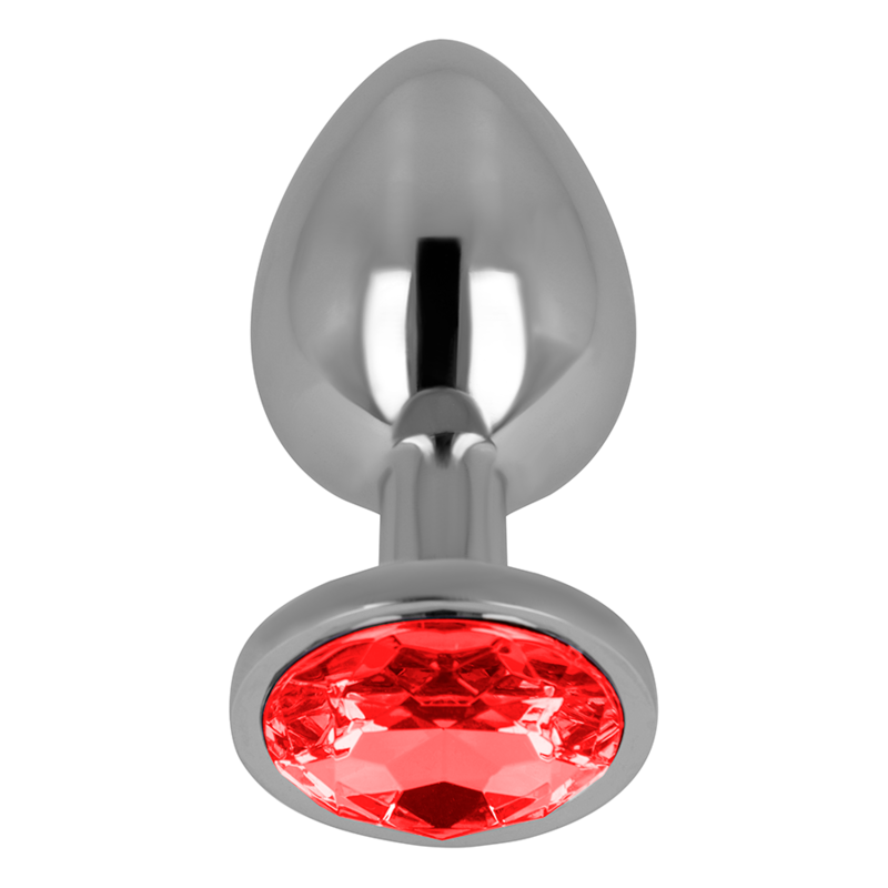 Plug Anale OHMAMA Cristallo Rosso — 8 cm